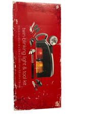 Vintage Twin-blinking Light Tool Kit Roadside Car Emergency Safety Set Vintage Twin-blinking Light Tool Kit Roadside Car Emergency Safety Set