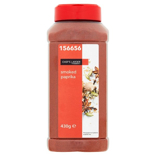 Chef’s Larder Smoked Paprika 430g – Bold, Smoky & Aromatic (1 Pack)