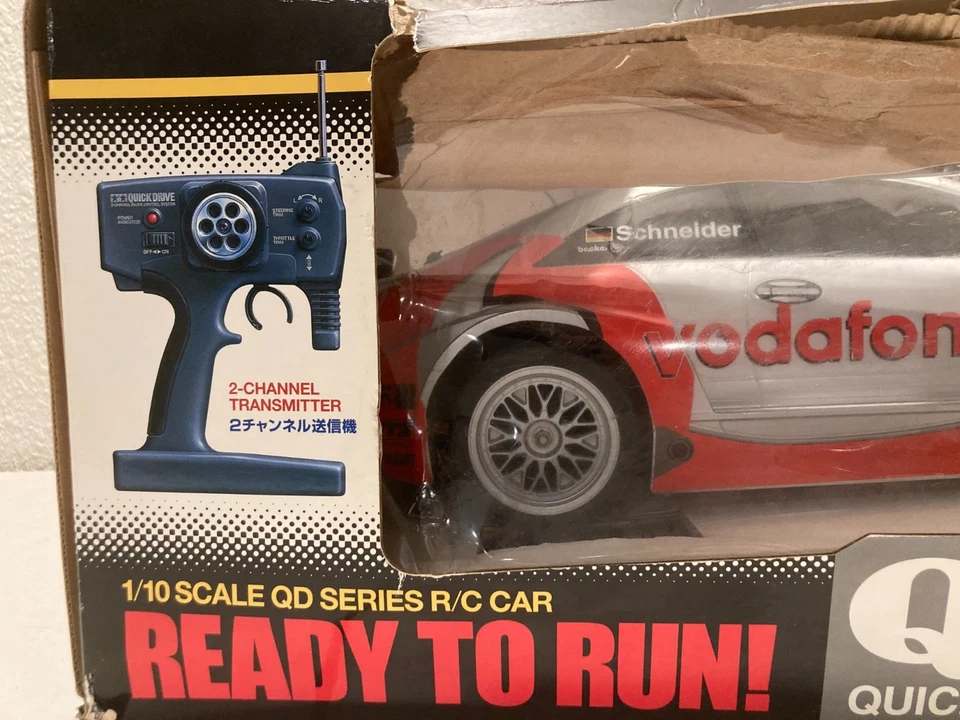 2002 Schneider Tamiya Quick Drive Mercedes AMG CLK-DTM RC Car RTR Item:46022 - Image 2 of 4