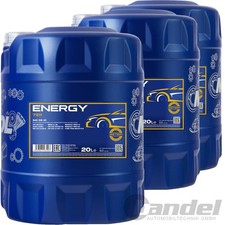 3x 20L MANNOL ENERGY 5W30 MOTOR�L passend f�r VW 505.00 BMW LL-98 MB 229.5