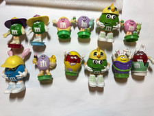 M&M's Character Figurine Lot Multicolor Costumes Candy & Nuts Advertising