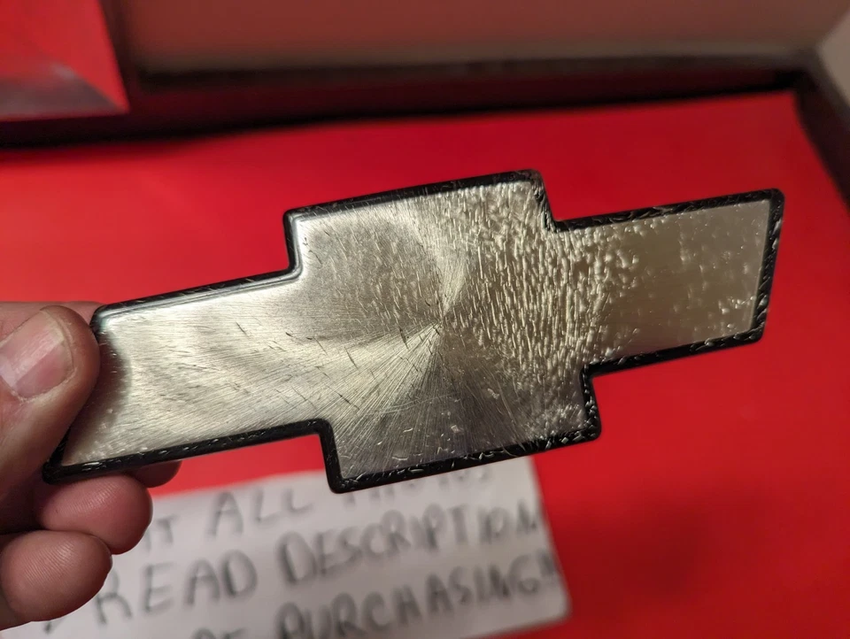 ✅Camioneta Chevrolet S10 S-10 Blazer 1998-2004 fabricante de equipos originales emblema de parrilla delantera 15629945 Foto 4 de 4