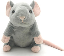 Cute Simulation Mouse Plush Toy Realistic Lifelike Rat Stuffed Animal Model Doll