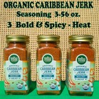3 Whole Foods Organic Caribbean Jerk Seasoning Heat 3.56oz Each - NEW & Sealed — photo 1