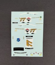 2024 Carson Hocevar 77 Throwback 1/64 Waterslide Decals