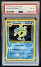 1999 Pokemon Unlimited Gyarados Rare Holo #6/102 PSA 6