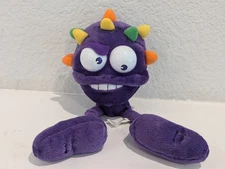 Pharma Plush SARS Bug Stuffed Toy Quidel Purple Bad Germ