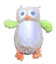 Blankets Beyond Owl Plush Rattle Baby Toy Stuffed Animal Lovey Soft Snuggly