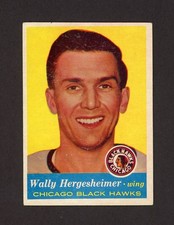 1957-58 TOPPS #33 WALLY HERGESHEIMER   27911