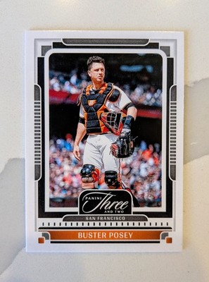 2025 Panini Three and Two BUSTER POSEY #/99 Parallel San Francisco Giants