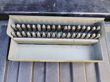 MACHINIST 1/4" LETTER  NUMBERS PUNCH STAMPING SET 10840