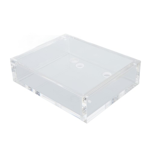 Computer Water Cooling Reservoir Rectangle Transparent Acrylic PC Water Cooli CB - Afbeelding 2 van 22