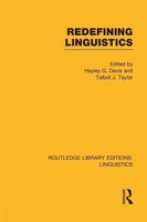 Hayley G. Davis (U. A.) | Redefining Linguistics (Rle Linguistics A | Buch