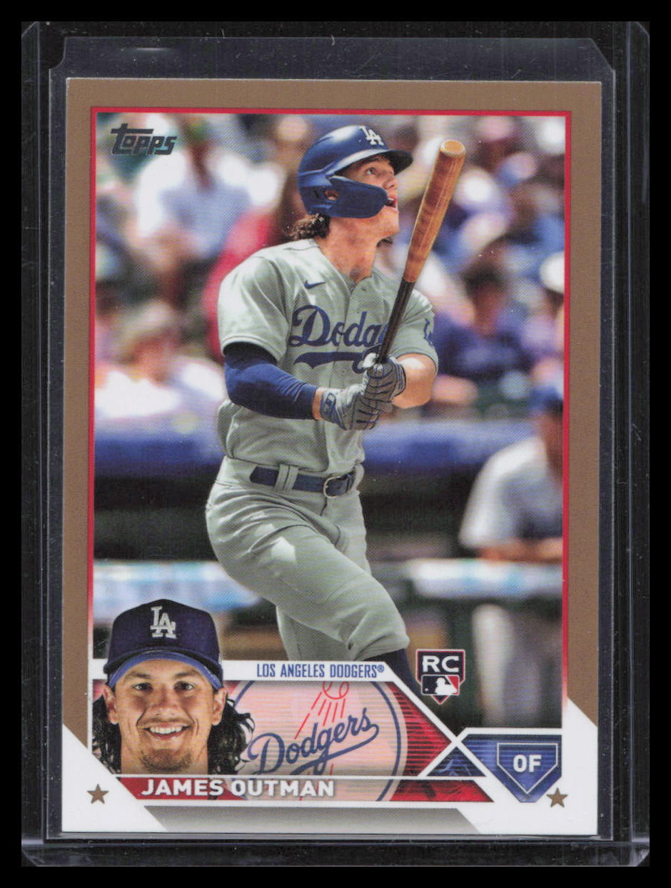 2023 Topps #395 James Outman Gold #/2023