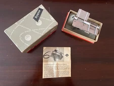Vtg Austrian EUMIG Klebepresse 8mm & 16mm Film Cutter Splicer  Gluer Camera Box