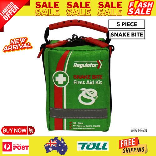 Premium Regulator Snake Bite First Aid Kit with Bite Indicator Bandages