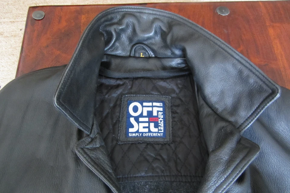 OFFSET Lederjacke gefüttert / Hochwertiges Nappaleder / Sehr guter Gesamtzustand - Bild 2 von 4