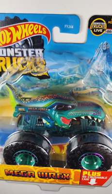 Hot Wheels - 2022 Monster Trucks Live 7/8 Mega Wrex 31/75 (BBHHG75) 