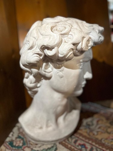 Kopf “David” von Michelangelo Orginal, aus massiv Gips - Bild 3 von 3