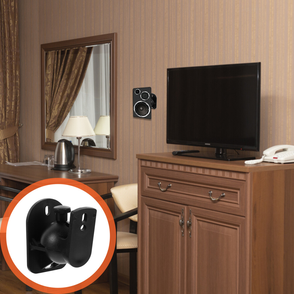 6 Sets Audio Stand Abs Speaker Mount Bookshelf Ceiling Speakers eBay