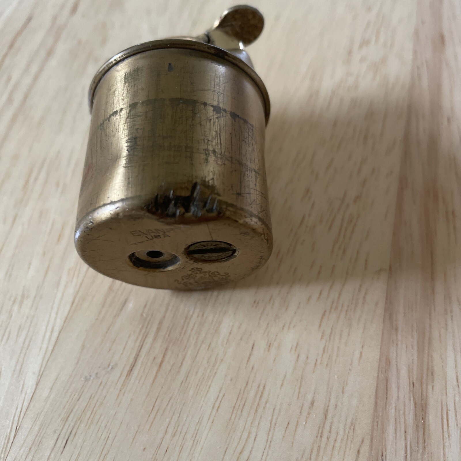 Vintage Brass Evans Lighter For Parts Or Restore