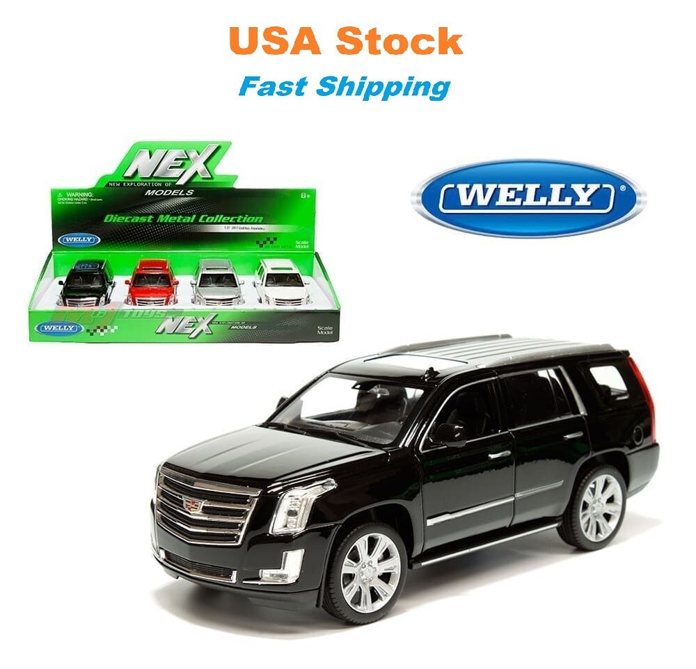 2017 Cadillac® Escalade® SUV Welly Diecast Model Toy Car 7.5