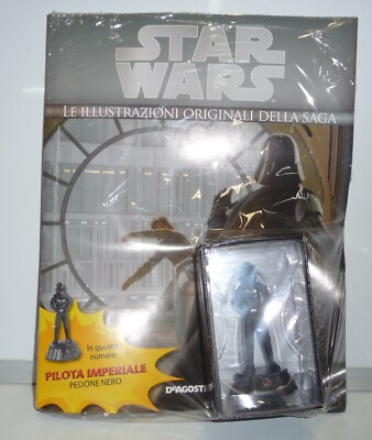 IMPERIAL WARS CHESS PILOT 3D DE AGOSTINI PAWN BLACK NO. 31 NEW 1:24