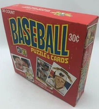 1983 Donruss Cello Pack Baseball Trading Card EMPTY Box Display