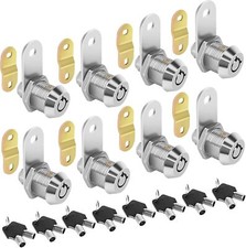 Cam Locks RV Storage Lock Keyed Alike,5/8" Cylinder Fits on 3/8" Max Door Thi...
