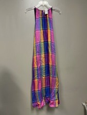 Ann Taylor Rainbow Plaid Dress Size 0