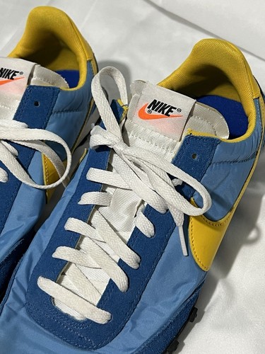 Nike Waffle Racer University Blu Amarillo Battle Yellow CN5449-400 US 10,5 - Foto 2 di 8