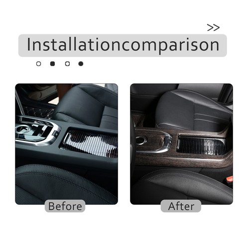 Wood Grain Center Gear Shifter Panel Cover Trim For Discovery Sport 2015-2019 - Picture 5 of 11