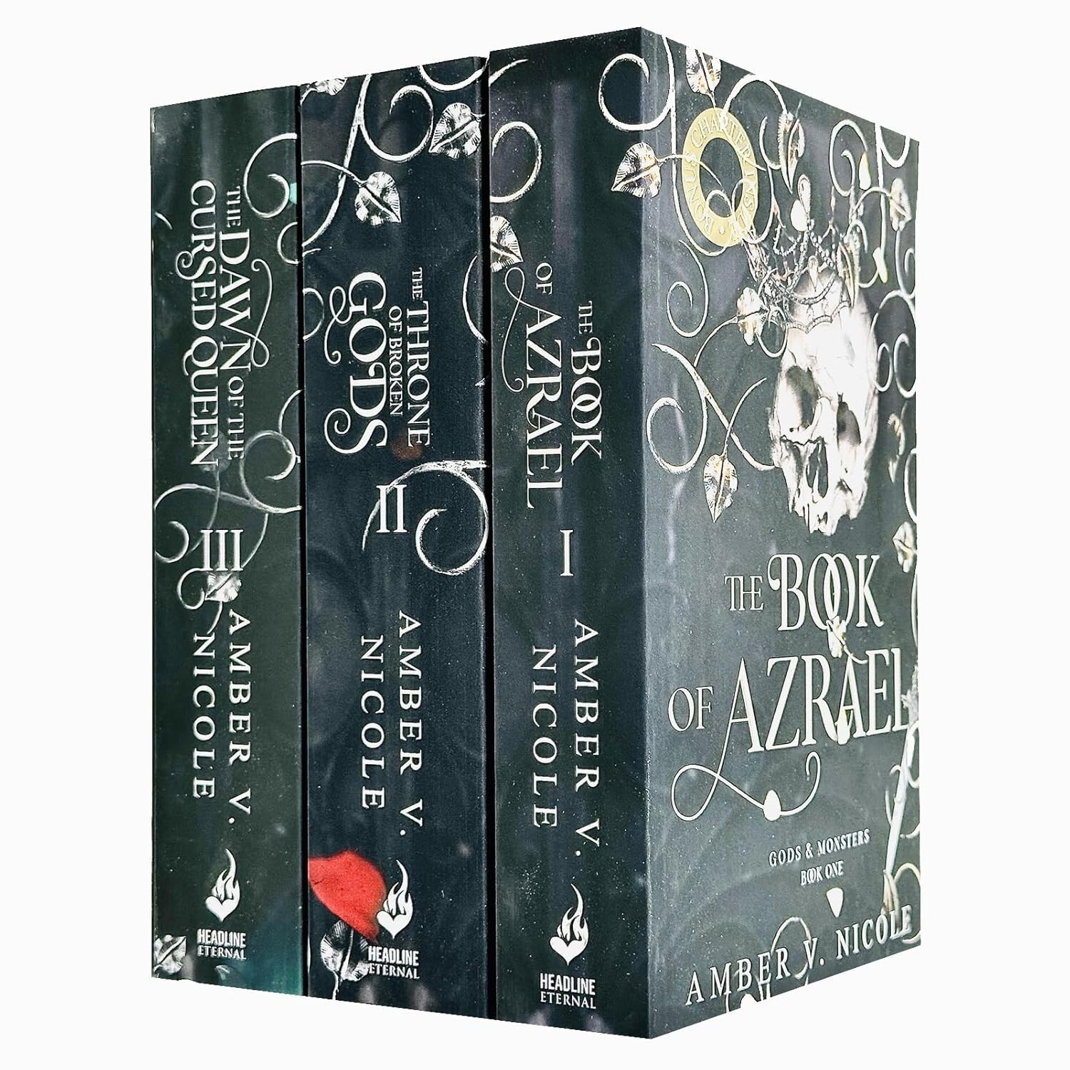 Gods and Monsters Series 3 Books Collection Set by Amber V. Nicole Book of Azrae