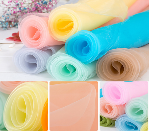 High density Organza fabric 1Meter*150CM Clothing/Curtain/Mosquito net Sewing - Picture 1 of 54
