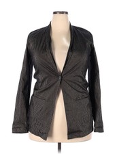 Nwt Transit Par-such Women Gray Blazer 4x Plus