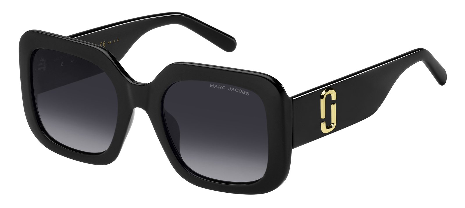 Occhiali da Sole Marc Jacobs MARC 647/S BLACK/ GREY SHADED 53/21/145 donna
