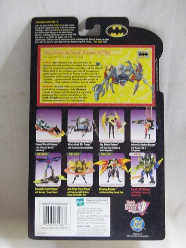 Batman Mission Masters 3 - Virus Attack Mr Freeze Action Figure - 2000 Hasbro - Picture 2 of 2