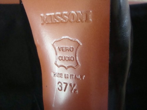 Scarpe décolleté nuove con scatola MISSONI Made in Italy platform tacco a spillo punta aperta taglia 37,5 - Foto 8 di 9