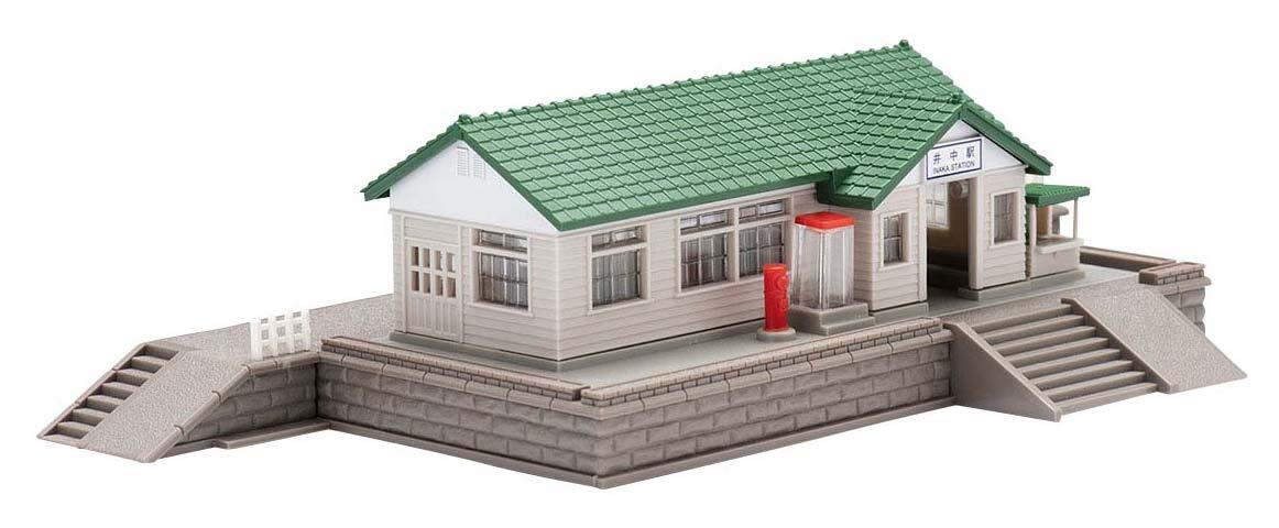 TOMYTEC TOMIX N Scale Wooden Station Set Green 4202 Railway Model Kit