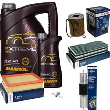 BOSCH Inspektionspaket 6 L MANNOL Extreme 5W-40 f�r BMW 7er 728i iL