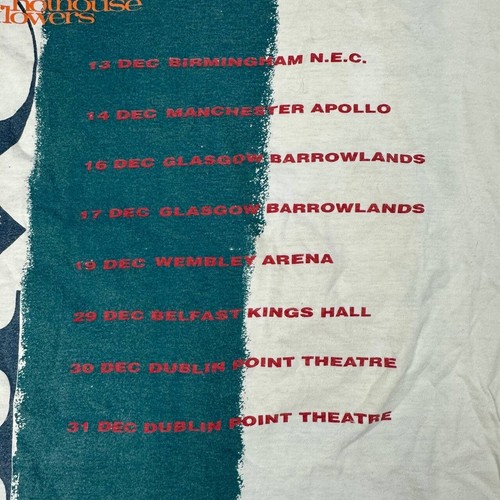 Vintage 1990s HOTHOUSE FLOWERS HOME Alternative Tour Tshirt - Picture 16 of 17