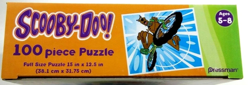 Rompecabezas SCOOBY DOO - ON A BMX 100 Piezas 15" x 12.5" Pressman DESCONTINUADO Foto 3 de 4
