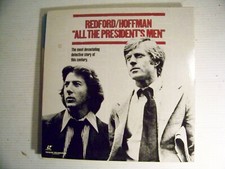 '' ALL THE PRESIDENT'S MEN '' ROBERT REDFORD D. HOFFMAN 1018  LASER DISC LD