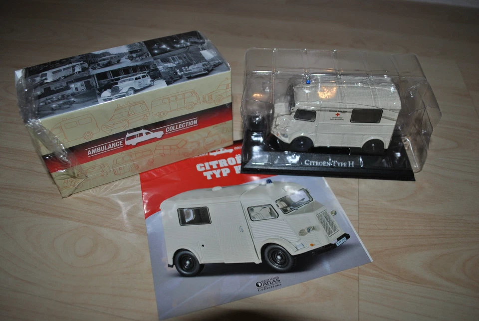 wonderful modelcar CITROEN TYP HY MIESEN AMBULANCE 1965 DRK - white - 1/43 - Image 2 of 2