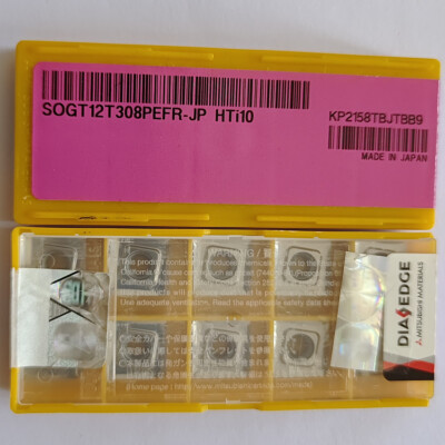 10pcs SOGT12T308PEFR-JP HTi10 Mitsubishi Tools CNC blade Carbide Inserts Origina
