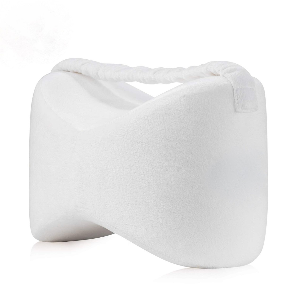 NEW COMFORT KNEE PILLOW MEMORY FOAM WITH STRAP RELIEF BACK