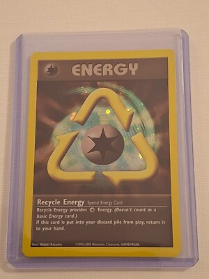Recycle Energy Cosmos Holo Pokemon Neo Genesis ENG Vintage