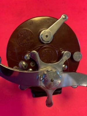 VINTAGE CUSTOM PENN SQUIDDER JR. NO. 146 + NEWELL PARTS THE BOX