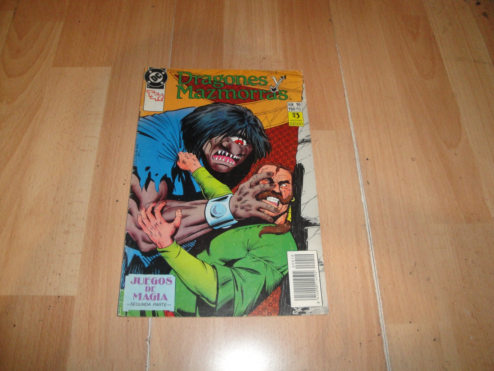 DRAGONES Y MAZMORRAS COMIC NUMERO 10 AÑO 1990 POR EDICIONES ZINCO EN BUEN ESTADO