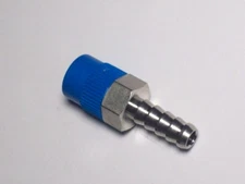 1- Swagelok Stainless Steel Hose Connector, 1/4" ID Hose x 1/4" NPT, SS-4-HC-1-4